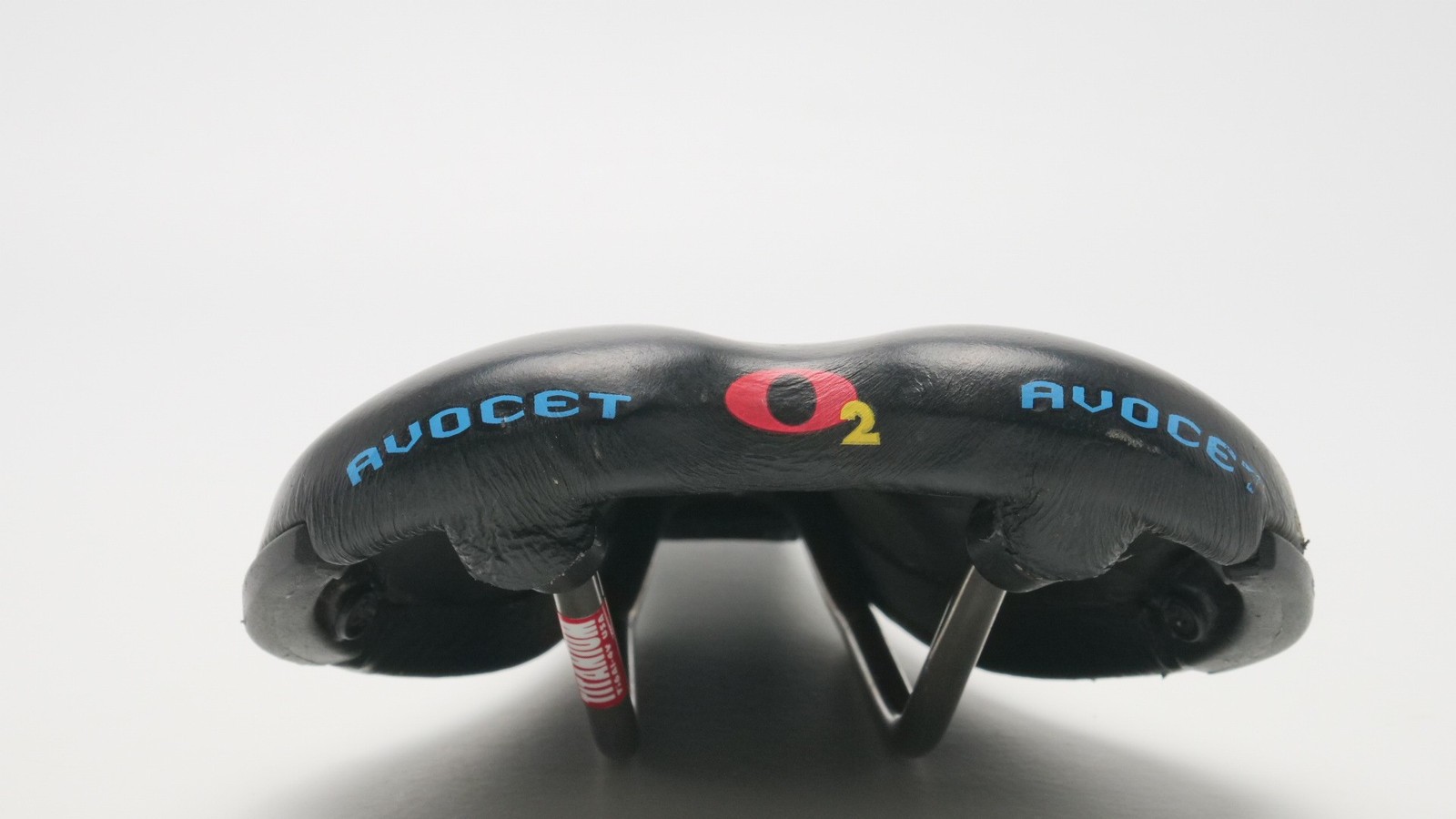 Avocet O2 Air 40R Saddle Titanium Leather 270x150mm Black Italy 224g Vintage