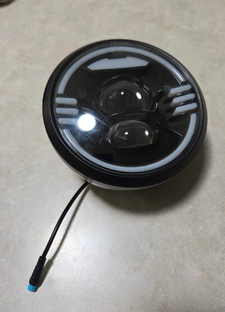 EKXBIKE X20 electric bike front light WP 4pin for 48v 28a controller original