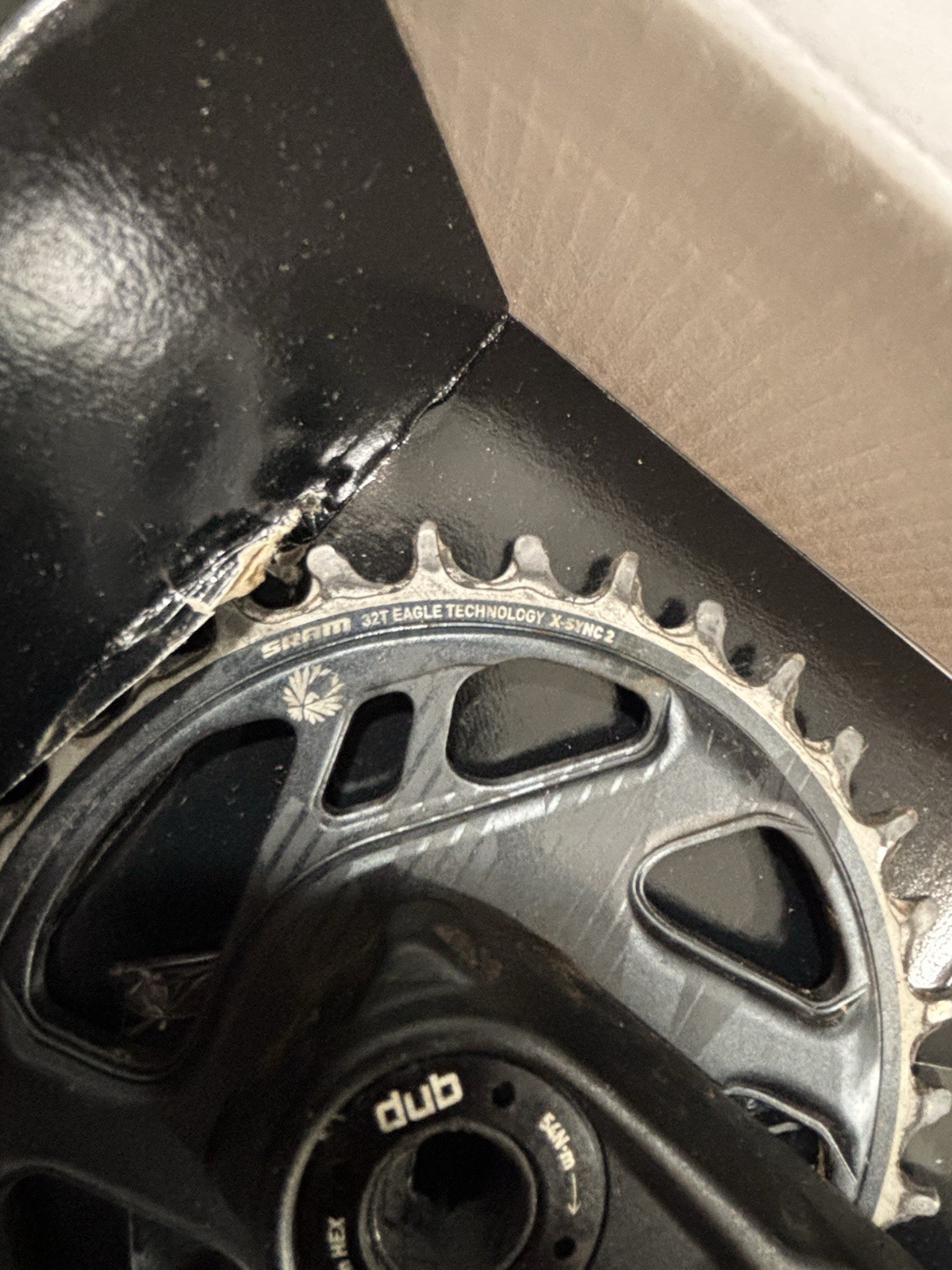 SRAM GX Eagle DUB Carbon Crankset w/ 32T Chainring 175mm Black