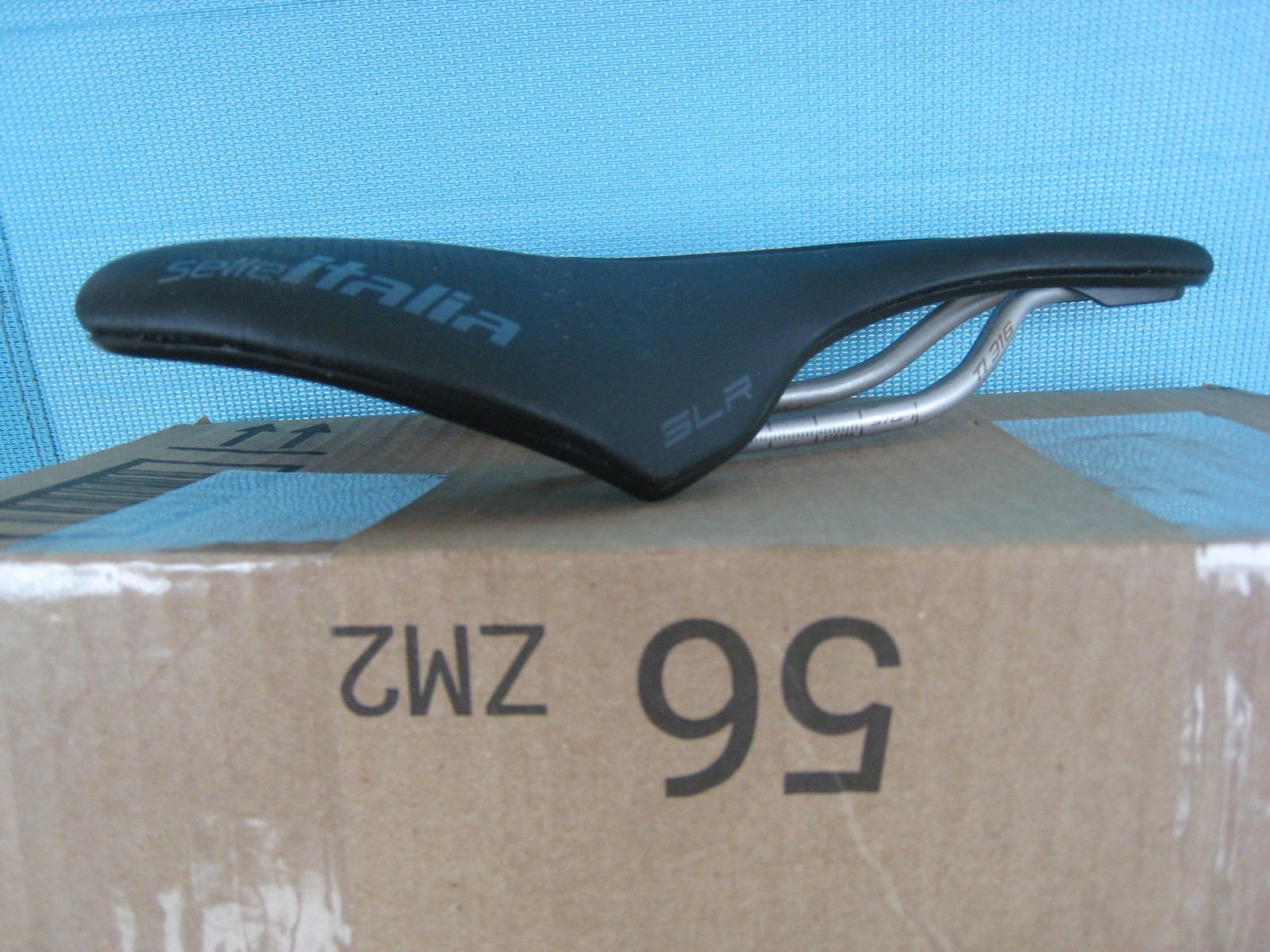 Selle Italia SLR Boost Superflow 130mm 7x7mm Ti 316 Rails Bike Saddle