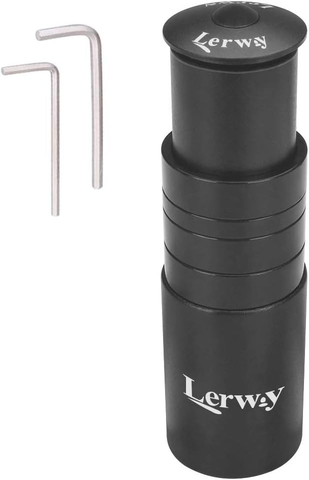 Lightweight 1-1/8” Bike Stem Extender with Spacers for Custom Height Adjustment