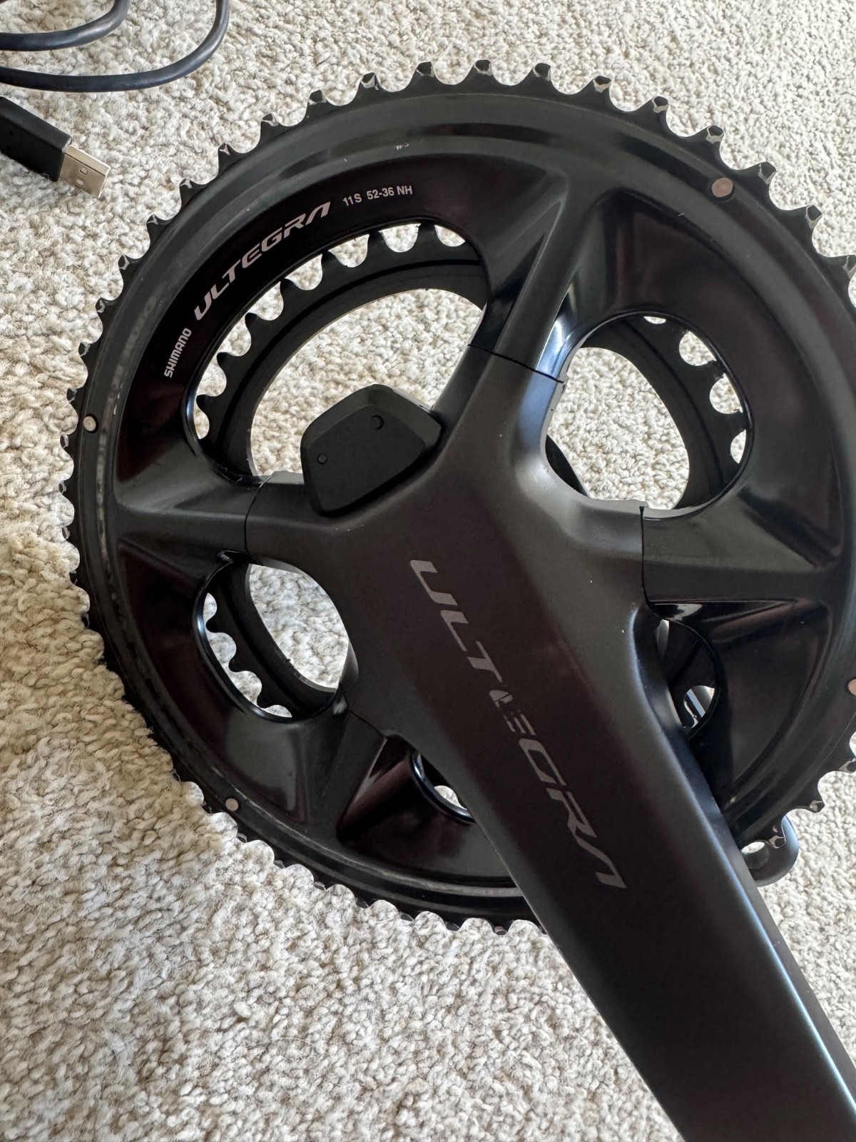 Shimano Ultegra FC-R8100-P Dual Sided Power Meter 2×12 Speed Crankset 172.5mm