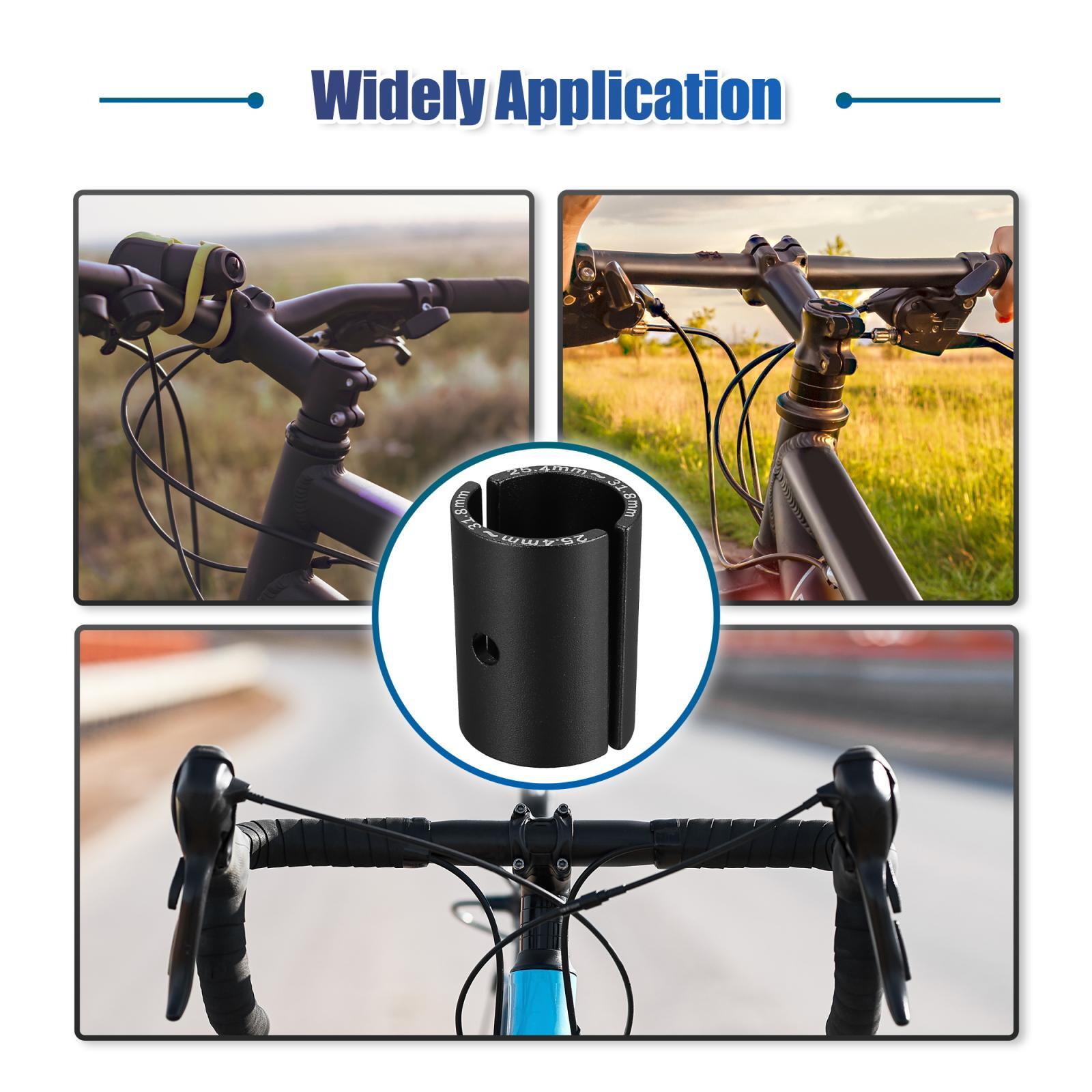 2 Pair Bike Handlebar Shim 25.4 to 31.8mm Handlebar Shim Spacer Stem Size Reduce
