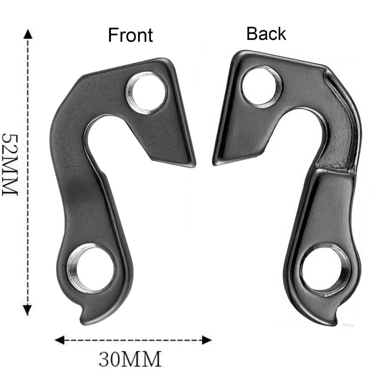 Bike Derailleur Hanger for GT, Aggressor, Avalanche, Standard, Black 2Pack