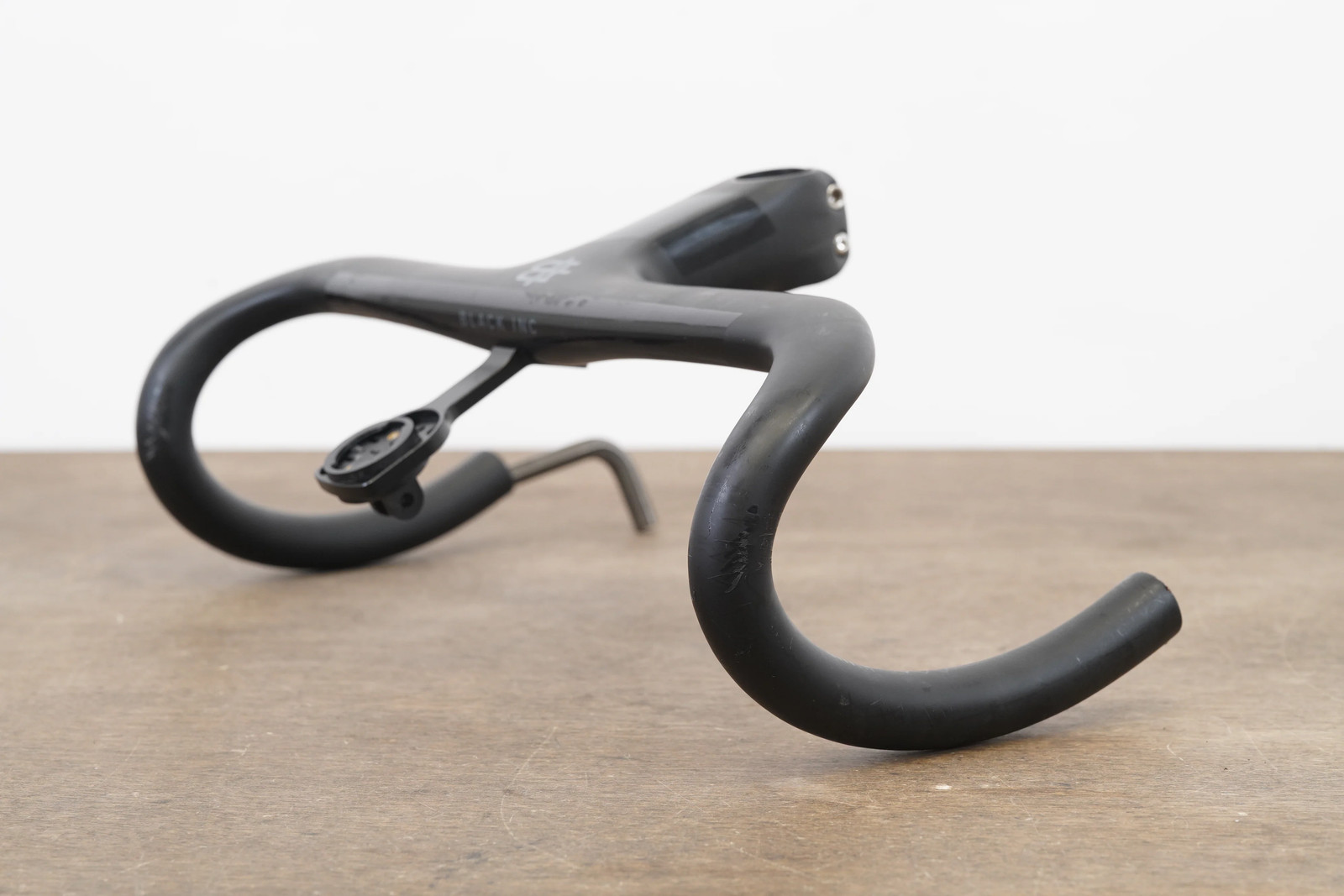 38cm 110mm -6 Degree Black Inc. Carbon Barstem Handlebar Mount 1 1/8″
