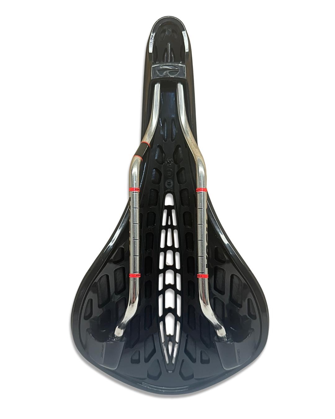 Tioga Undercover Stratum Ti Bike Saddle Titanium Rails Black Gray 190g