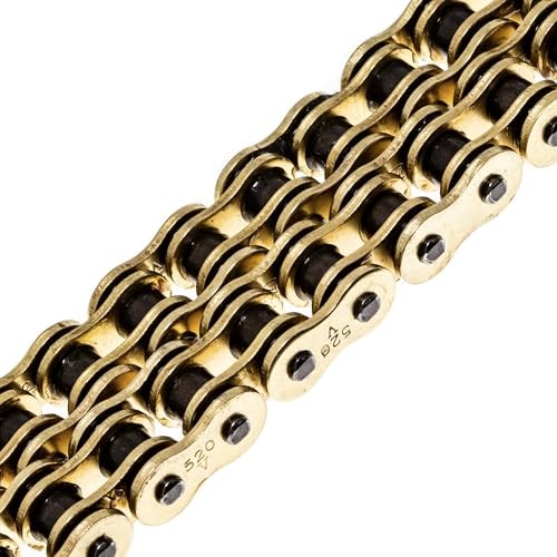 Gold 520 X-Ring Chain with Connecting Master Link 108 Links