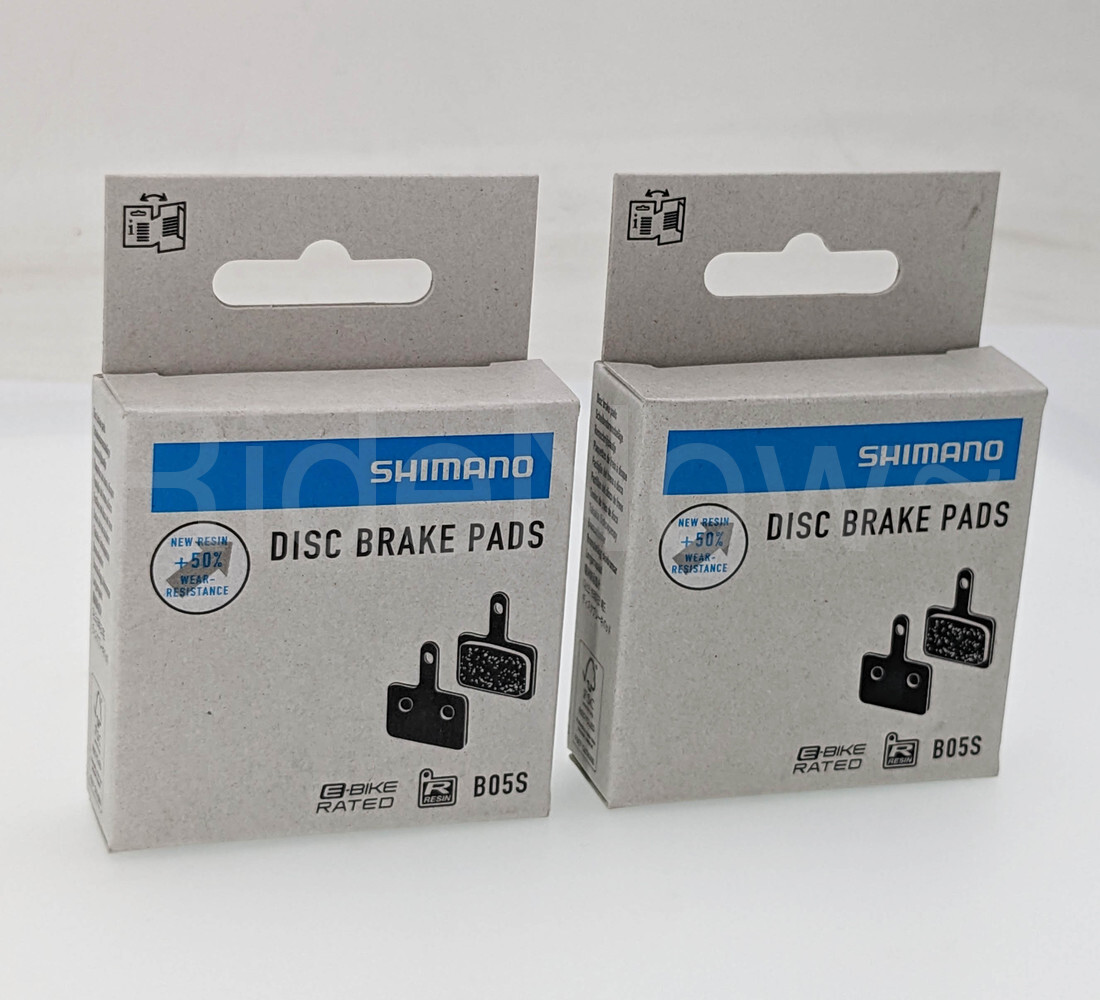 2Pr Shimano B05S RX Bicycle Resin Disc Brake Pads fit MT200 MT400 Altus Acera