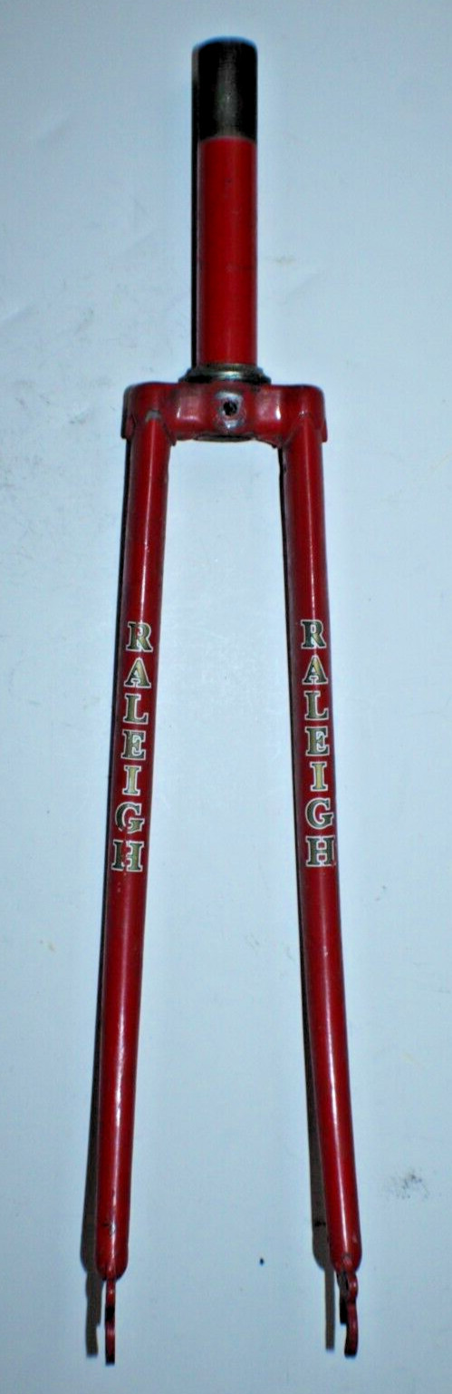 Vintage Raleigh Rigid Bike Fork 27″ 1″ Threaded 145mm Lugged Steel Fast Shipping