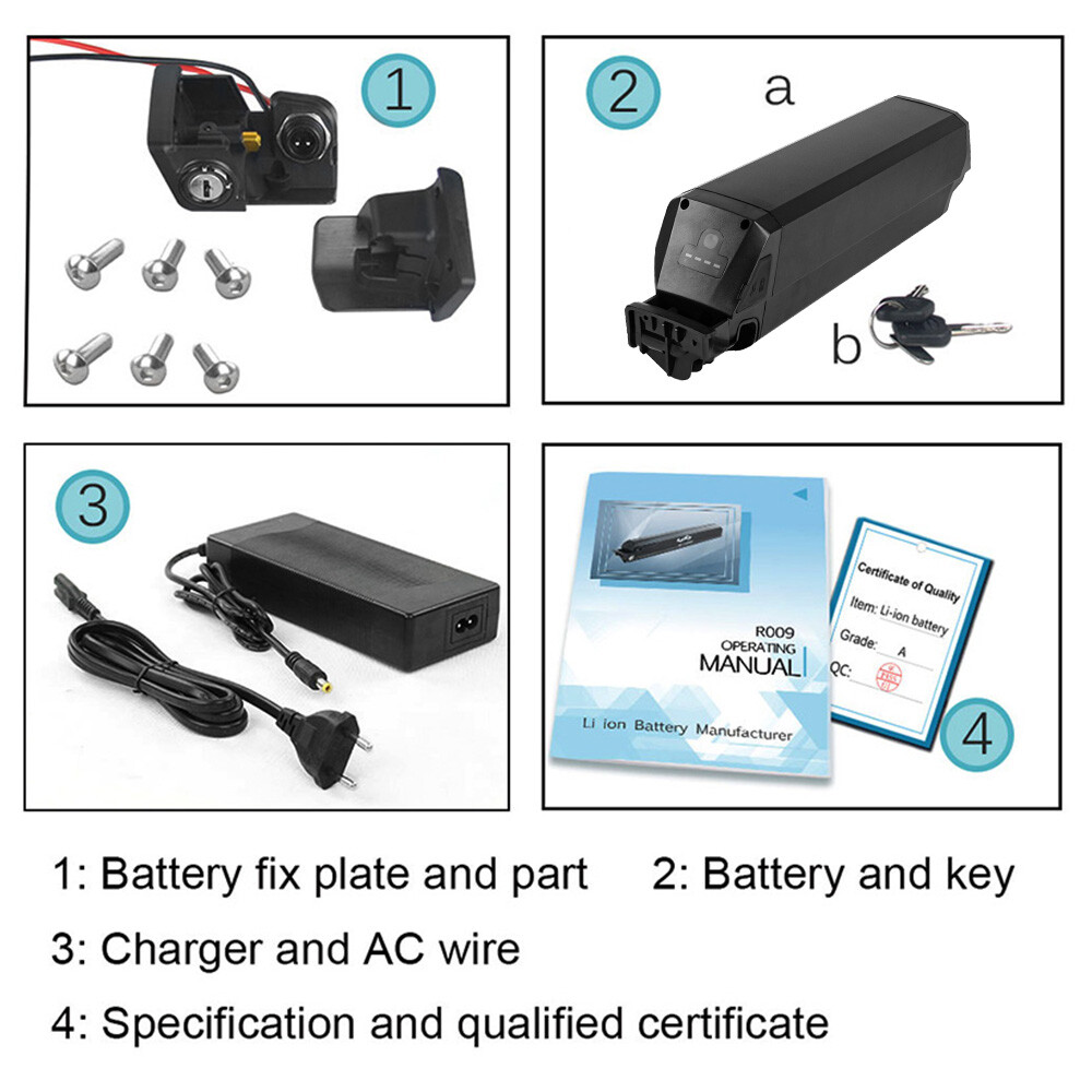 48V 52V 20Ah eBike Akku – Yukon750/Reention/DLG/NCM/Moscow/Dorado Samsung Zelle