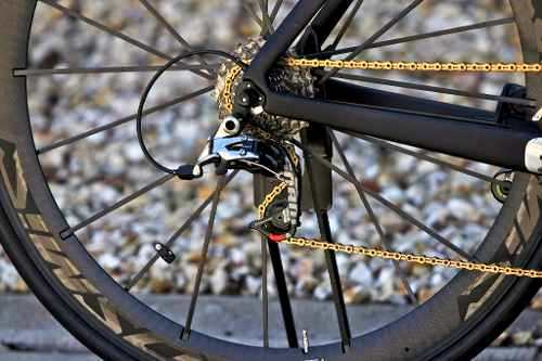 SwishTi Road MTB Cycling 11s Bike Chains for Shimano/Campagnolo/Sram use Gold