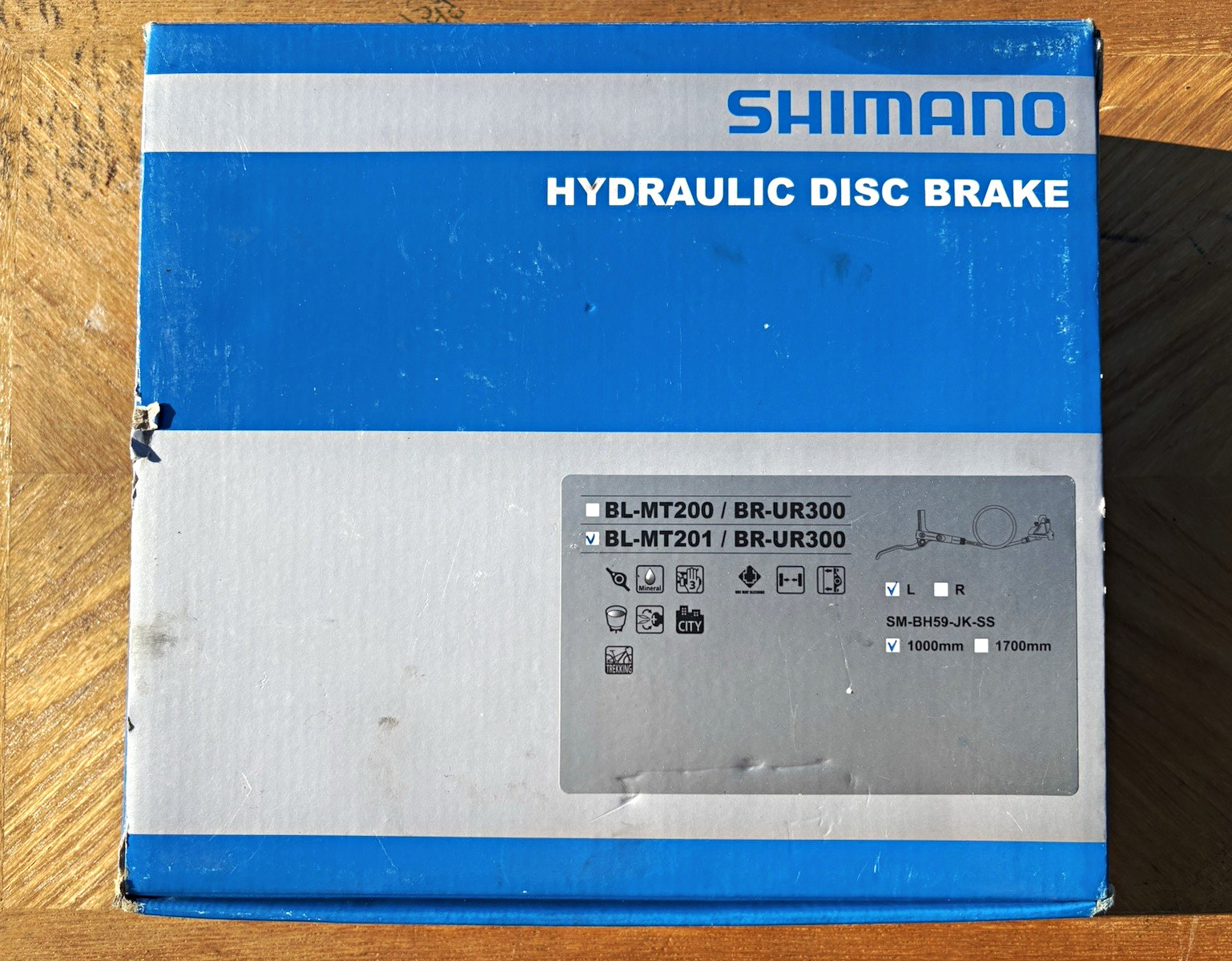 Shimano BL-MT200/MT201 BR-UR300 Hydraulic Disc Brake Front