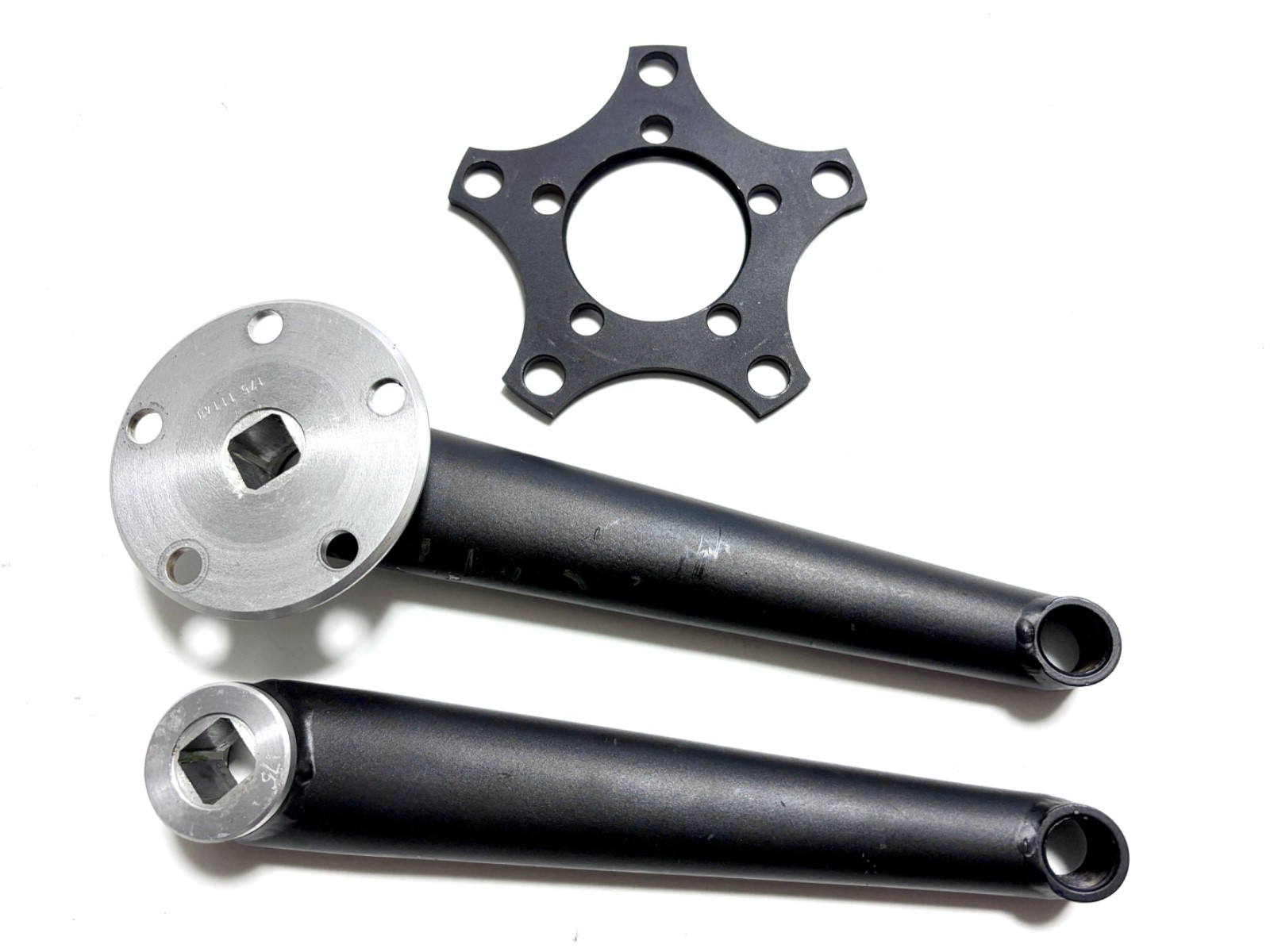Syncros Revolution Crankset 175mm BCD94/58 Vintage MTB Clean Decals