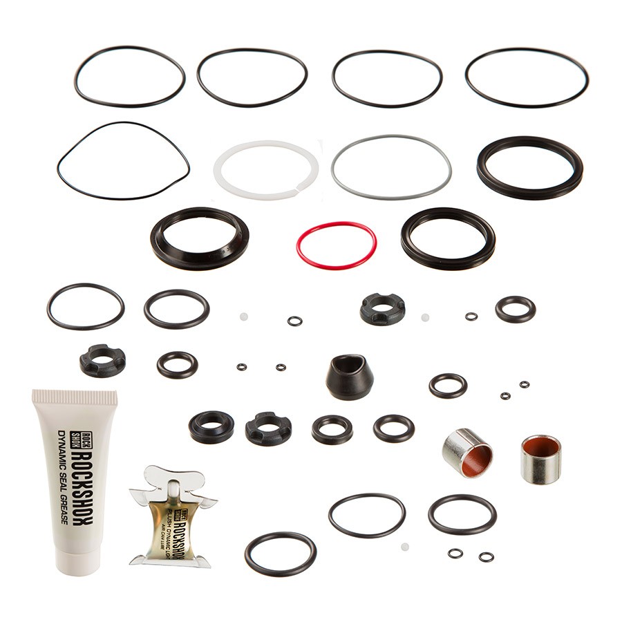 RockShox Rear Shock Service Kit – 200 Hour/1 Year, Nude/Bold (2022+), ThruShaft