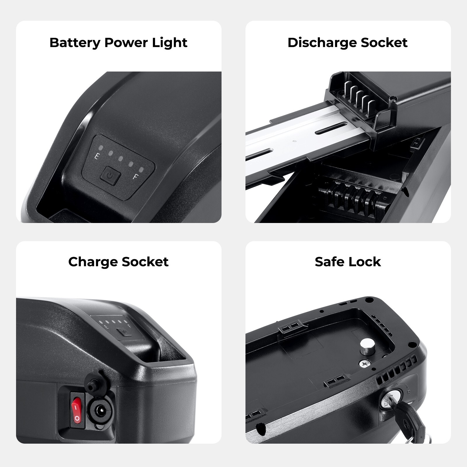 48V 10.4Ah 36V 13Ah Jasion Ebike Battery for Jasion EB5 Plus CB1 EB-X Batteries