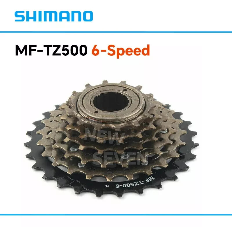 Shimano MF-TZ500 6-Speed Freewheel Cassette for MTB Road Cycling Bike 14-28T