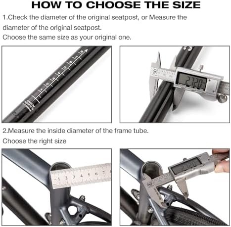 CXWXC Suspension Seatpost 27.2 30.9 31.6mm x 400mm – Shock Absorber Bicycle Seat