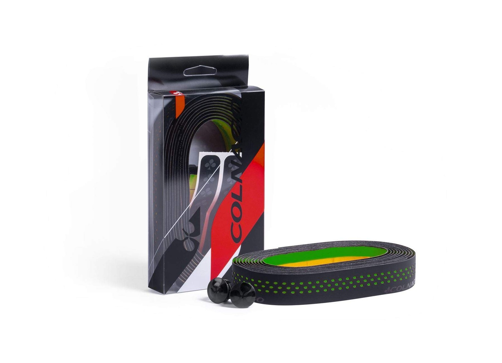 Colnago: Dot Bar Tape – Black, Green – Black, Green