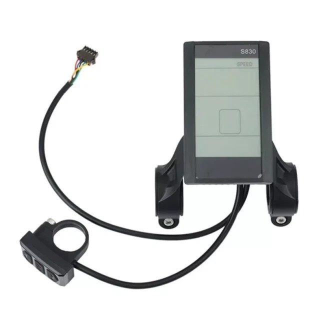 E-Bike 24V 36V 48V EBike S830 LCD Display Screen Control Meter Panel Bike.