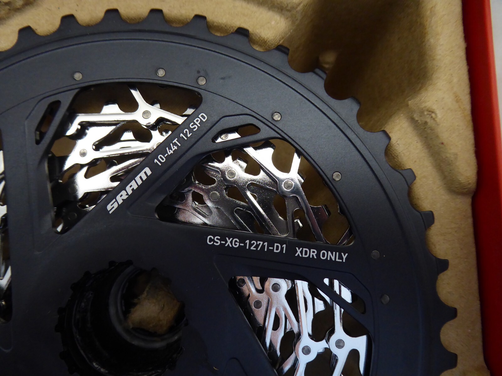 SRAM XPLR XG-1271 Cassette – 12-Speed, 10-44t, Silver, For XDR Driver Body
