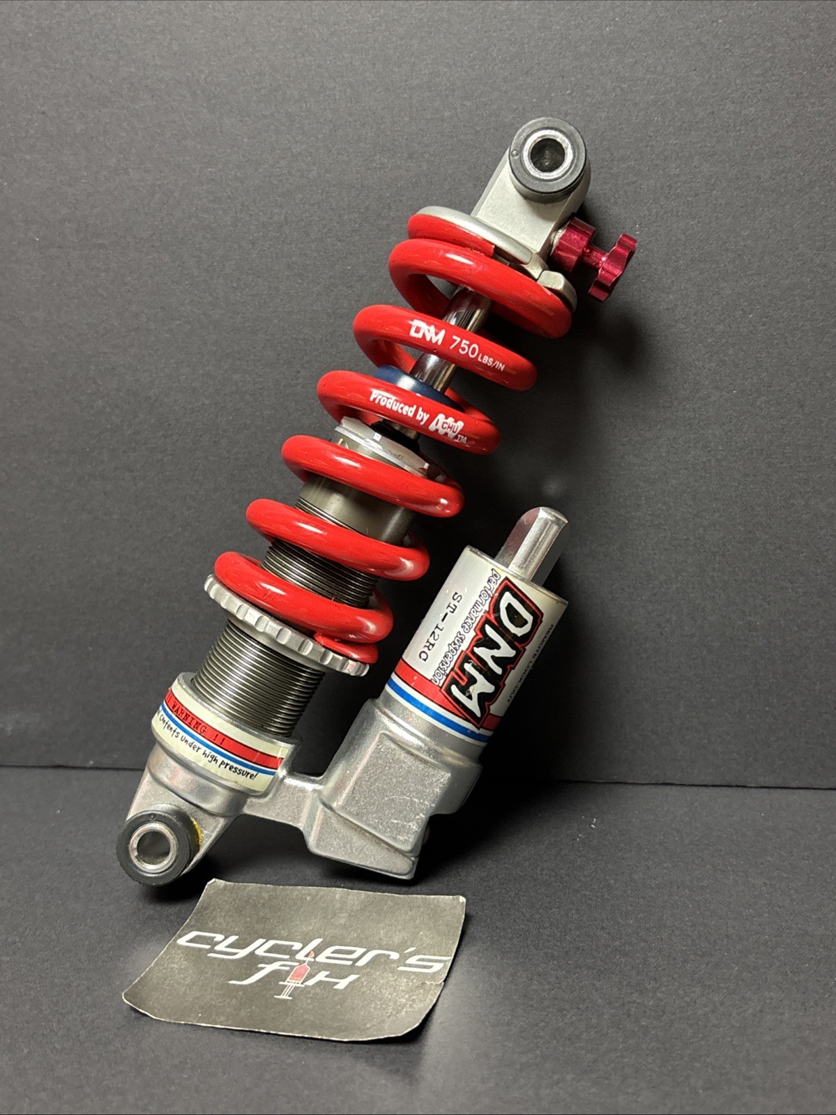 NOS DNM Burner ST-12RC 750Lbs Downhill Mountain Bike Rear Shock Mtb Suspension