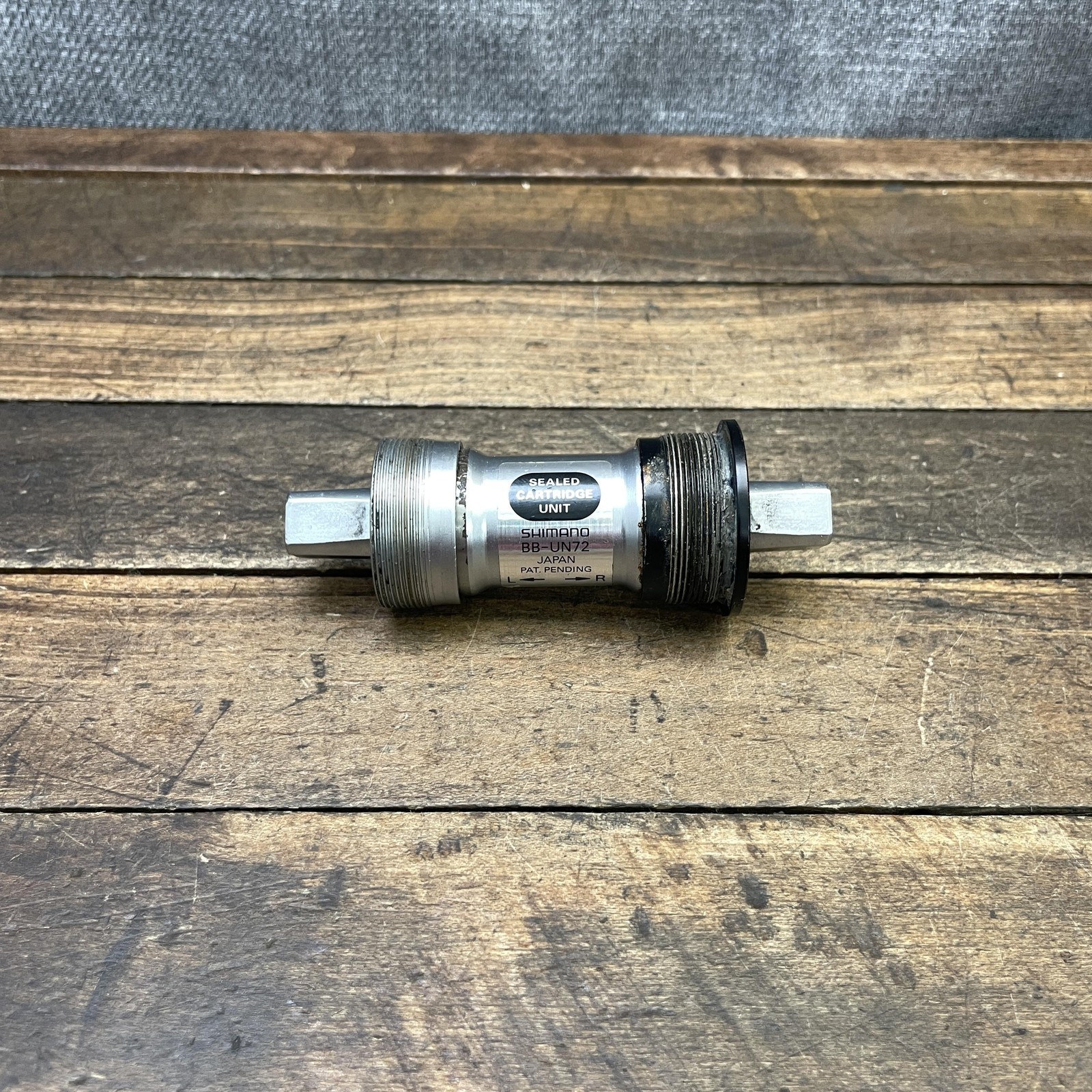 Vintage Shimano BB-UN72 Sealed Bottom Bracket 108mm 68mm JIS BSA 1.37×24 Japan