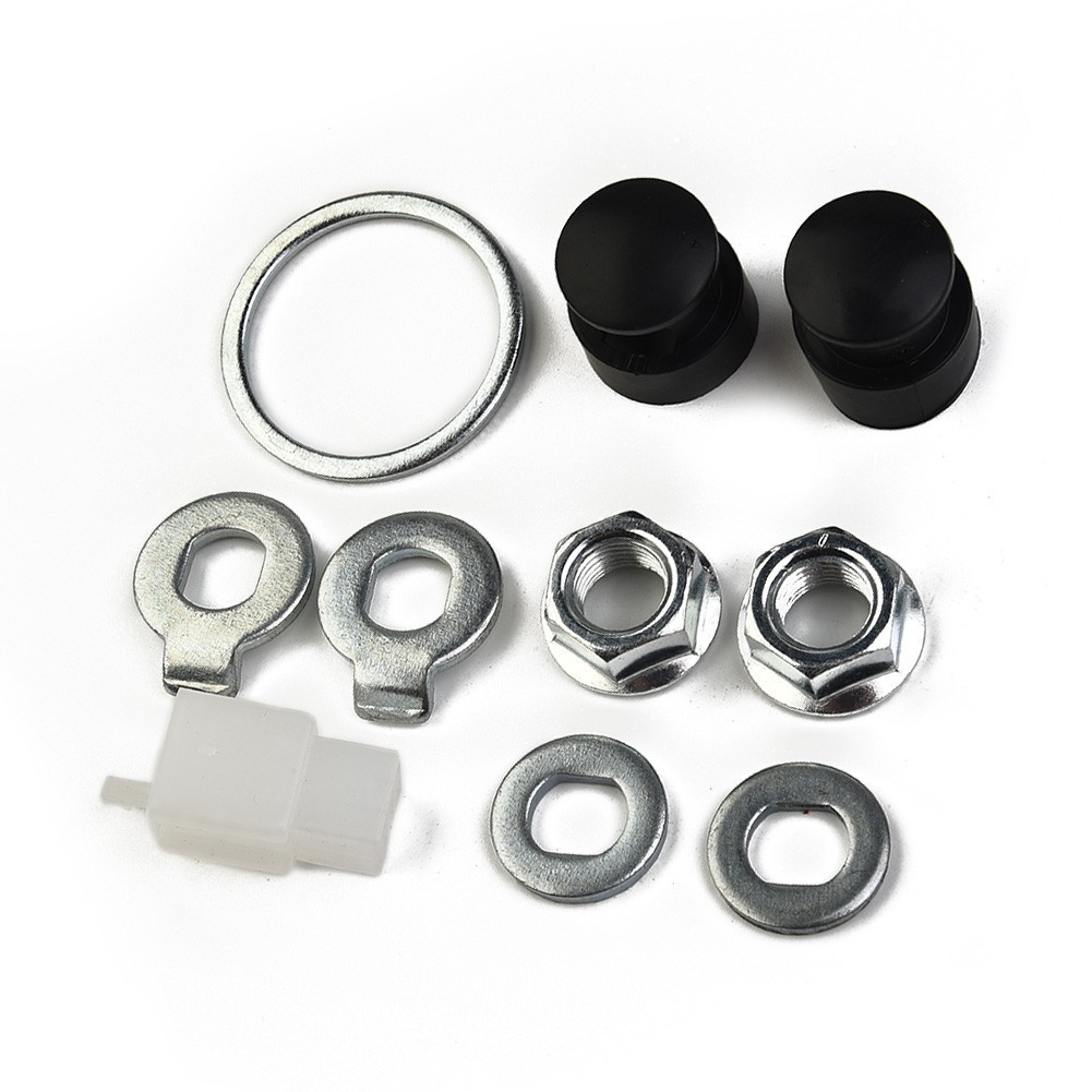 bike Hub Motor Axle For M14 Lock Nut/ Lock Washer /spacer/ Nut Cover