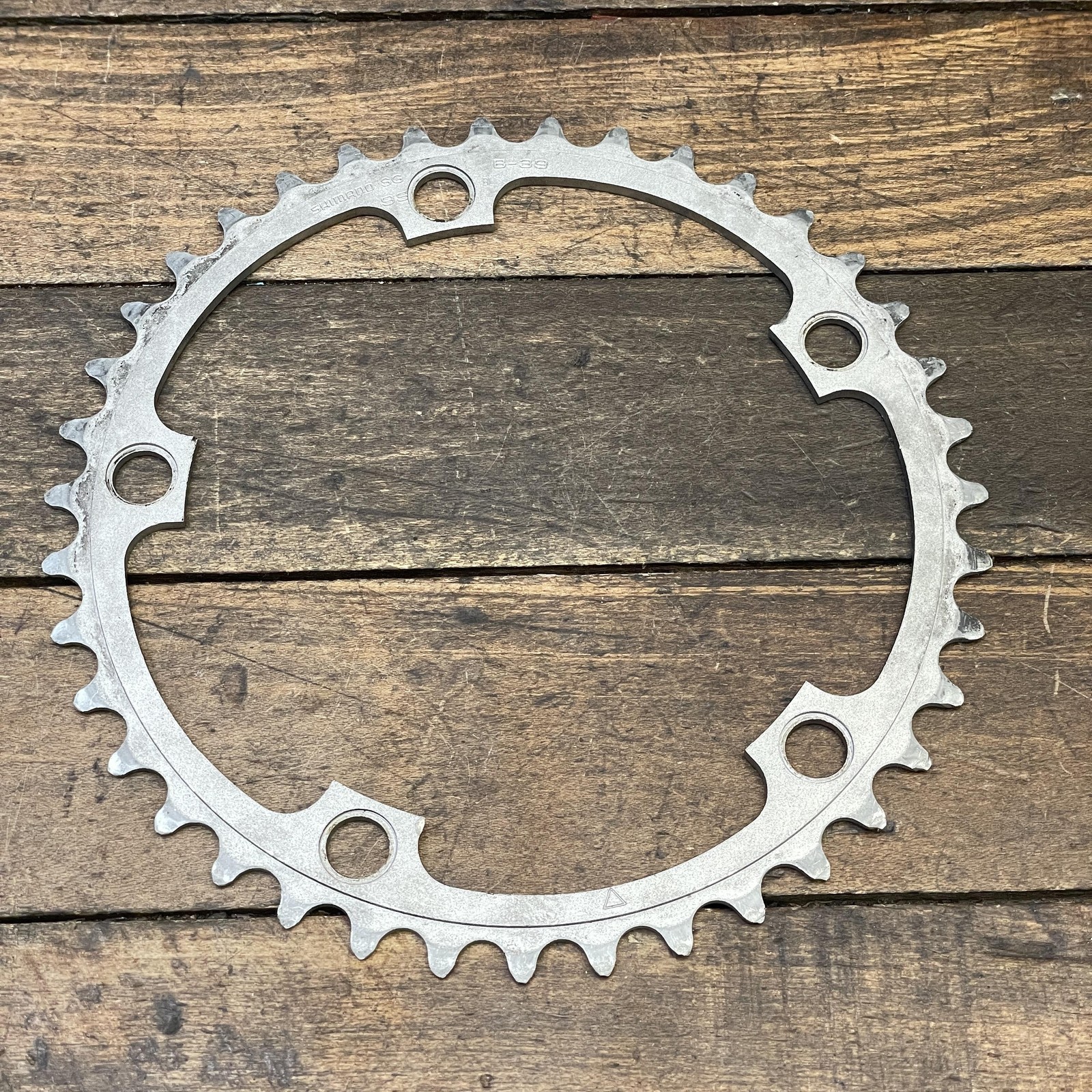 Vintage Shimano SG Chainring 39 Tooth 130 BCD 5 Arm B-39 9s Alloy 39t 9 Speed