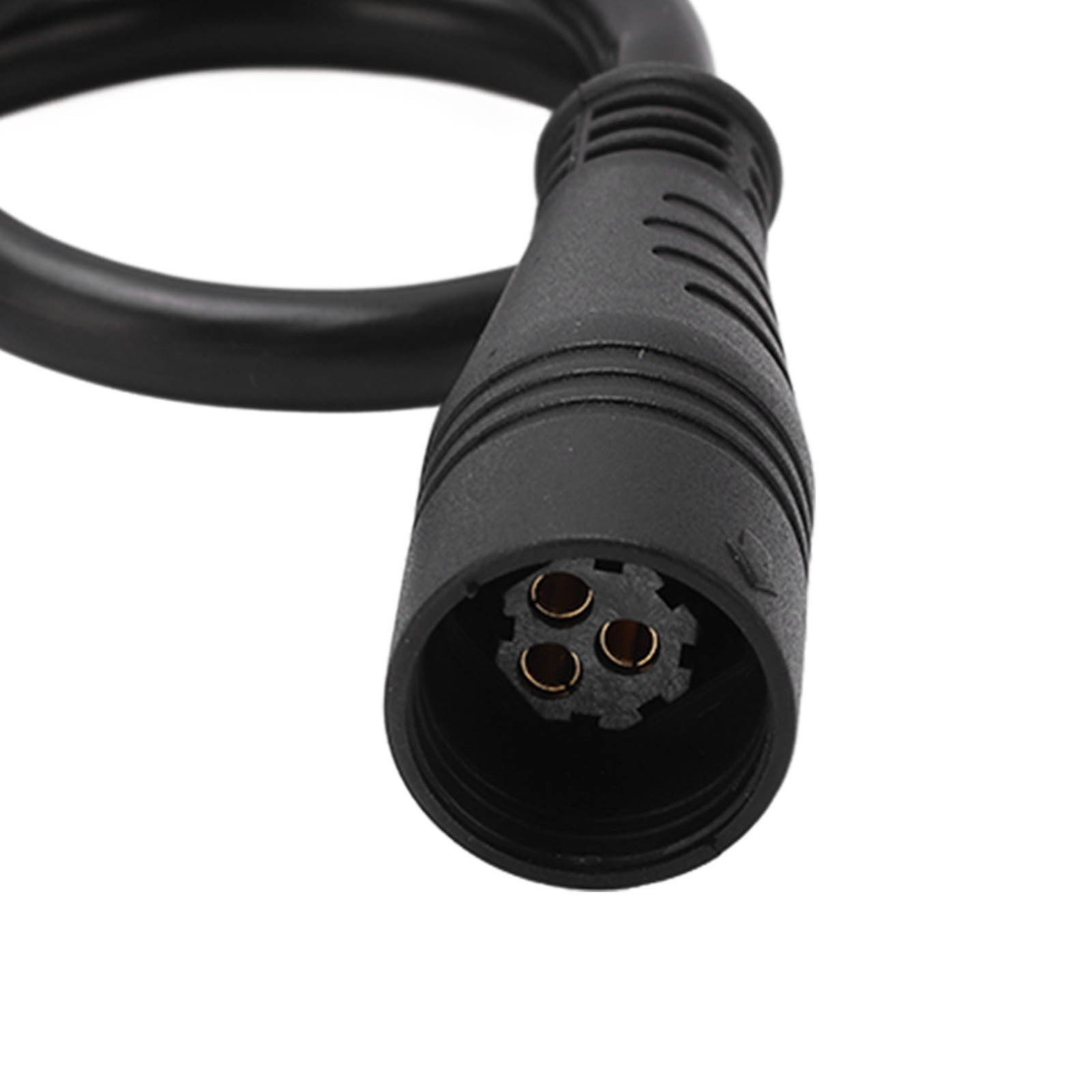 9 Pin 31cm Electric Bike Motor Extension Cable, Waterproof Female Connector