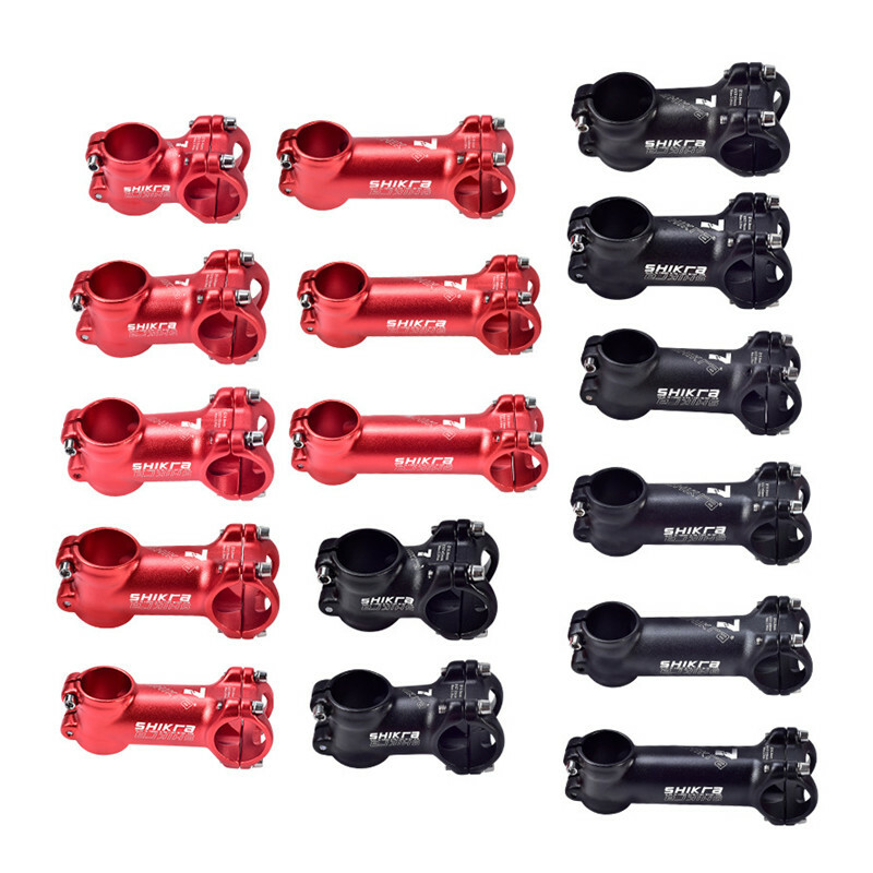 Aluminum Bicycle Short Stem 7° Mountain Bike Handlebar Stem 35-110mm Red/Black