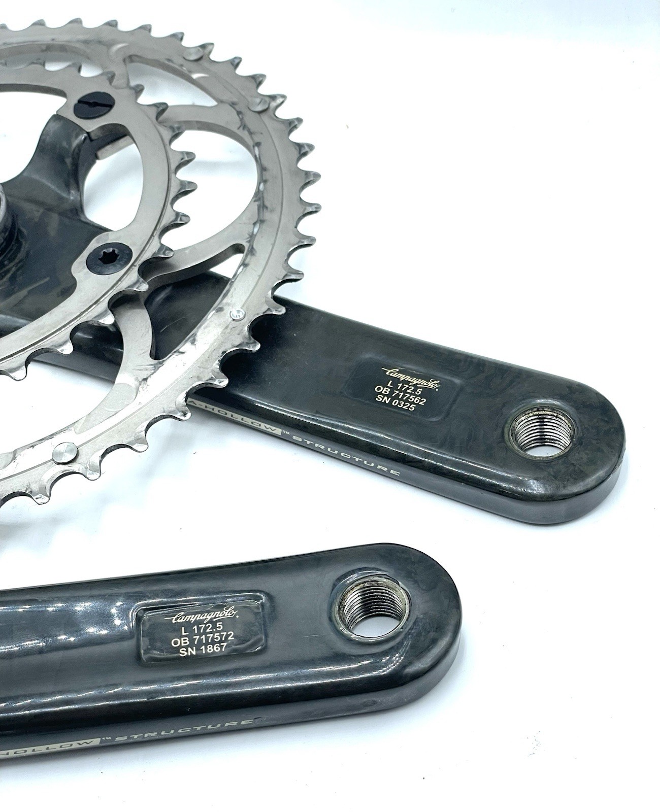 Campagnolo Record CT 172.5mm Crankset 2×10 Speed Carbon Fiber Ultra Torque 50/34