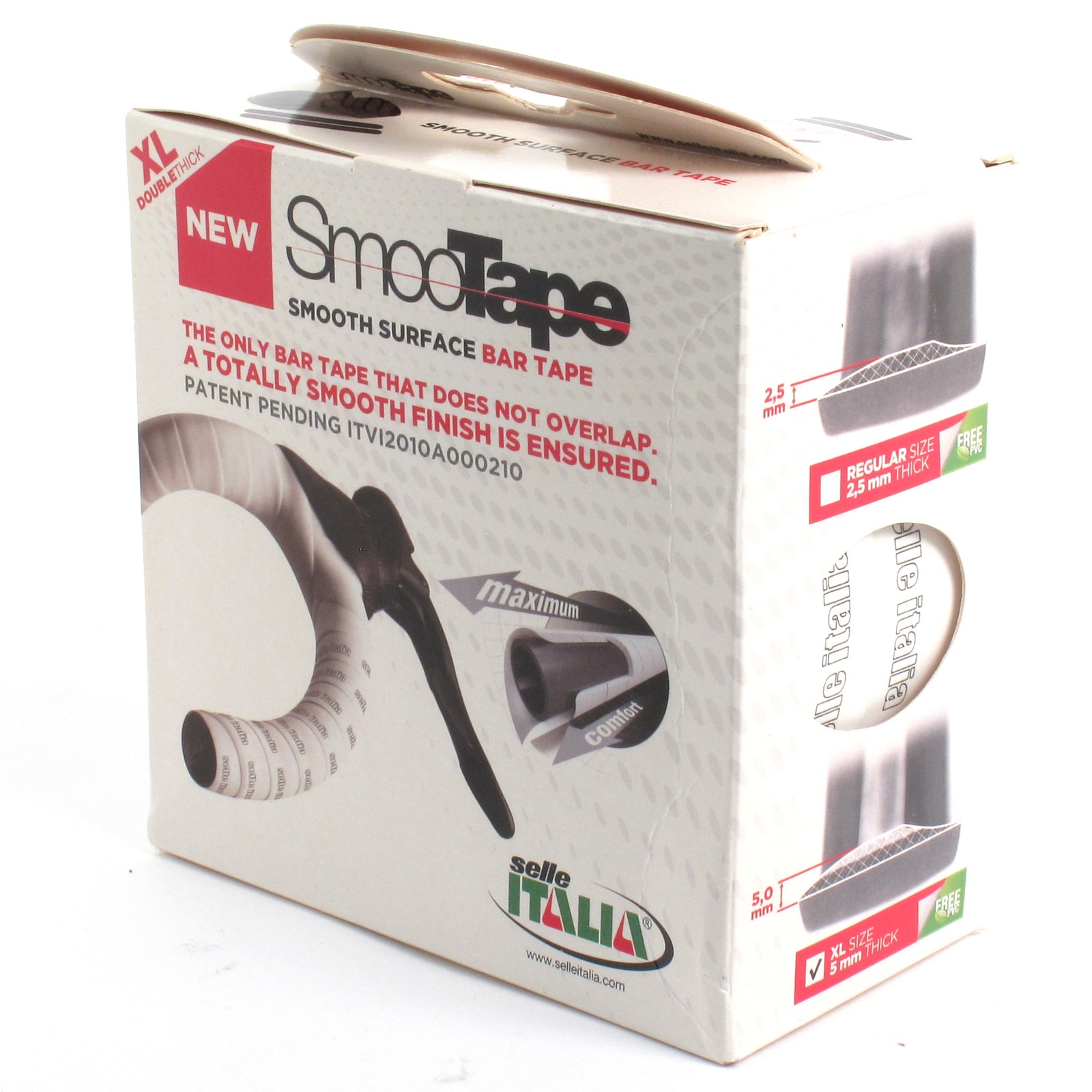 Selle Italia Smootape XL Team Edition 2.5 White Drop Handlebar Wrap Tape Grip