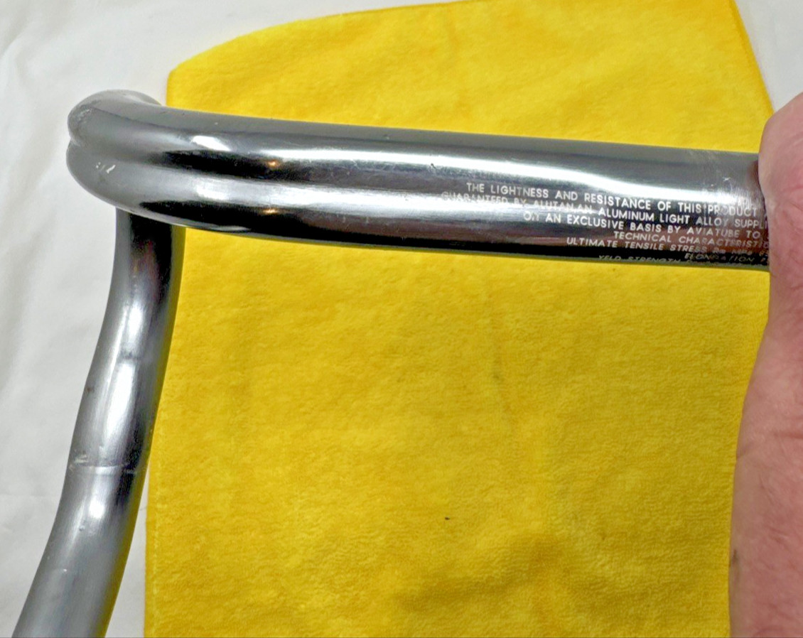 Vintage 3TTT Prima 220 Handlebars Aluton Racing Team Service Drop Bars 44cm, 26