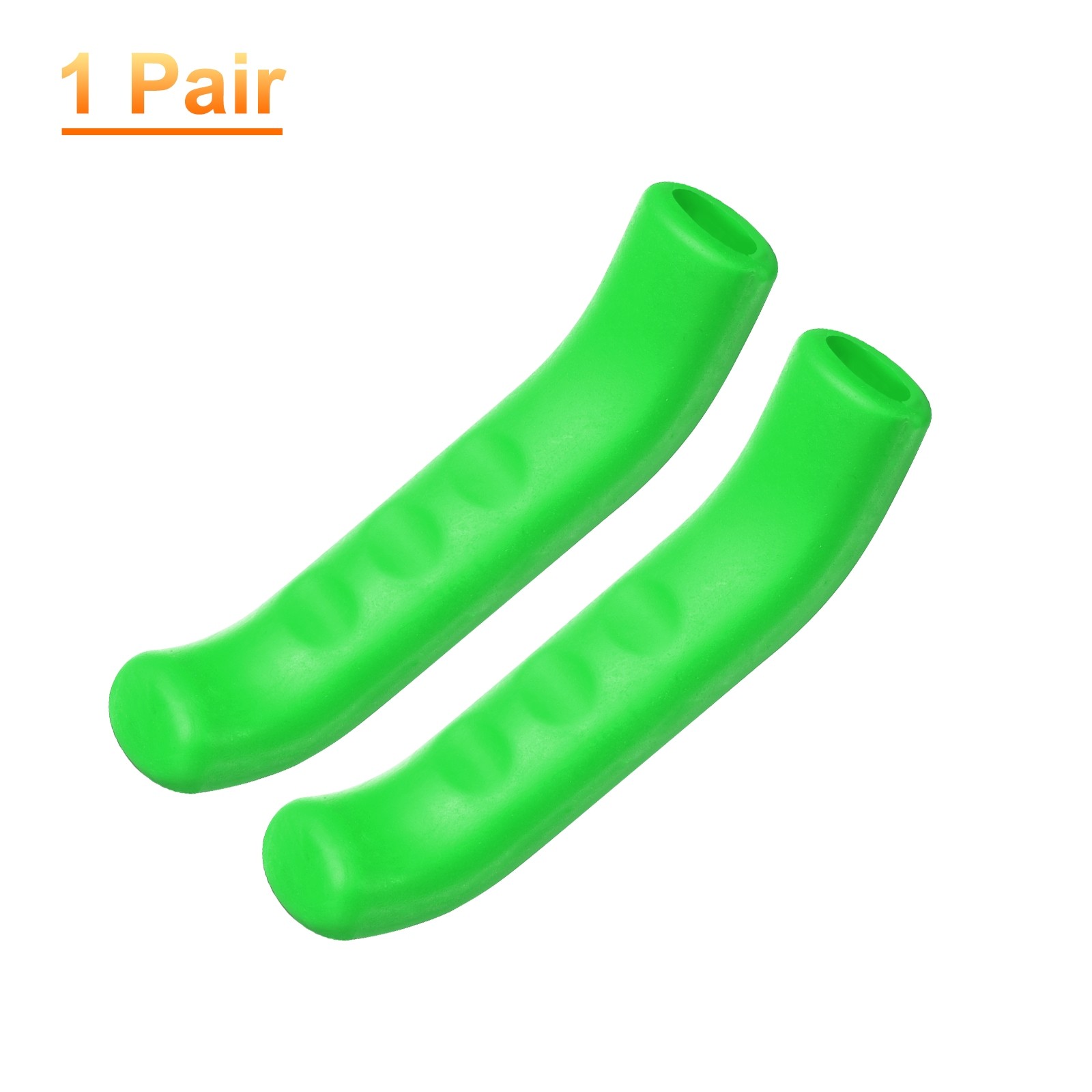 1 Pair Brake Lever Cover Silicone Anti-Slip Bike Brake Lever Protector, Green