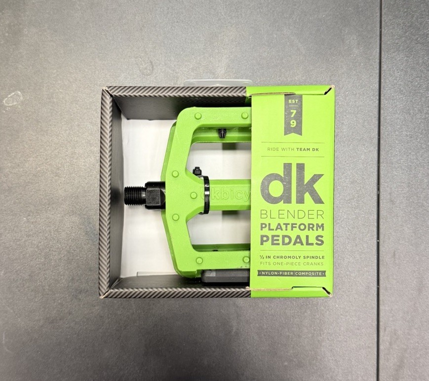 Green Bmx DK Pedals 1/2”