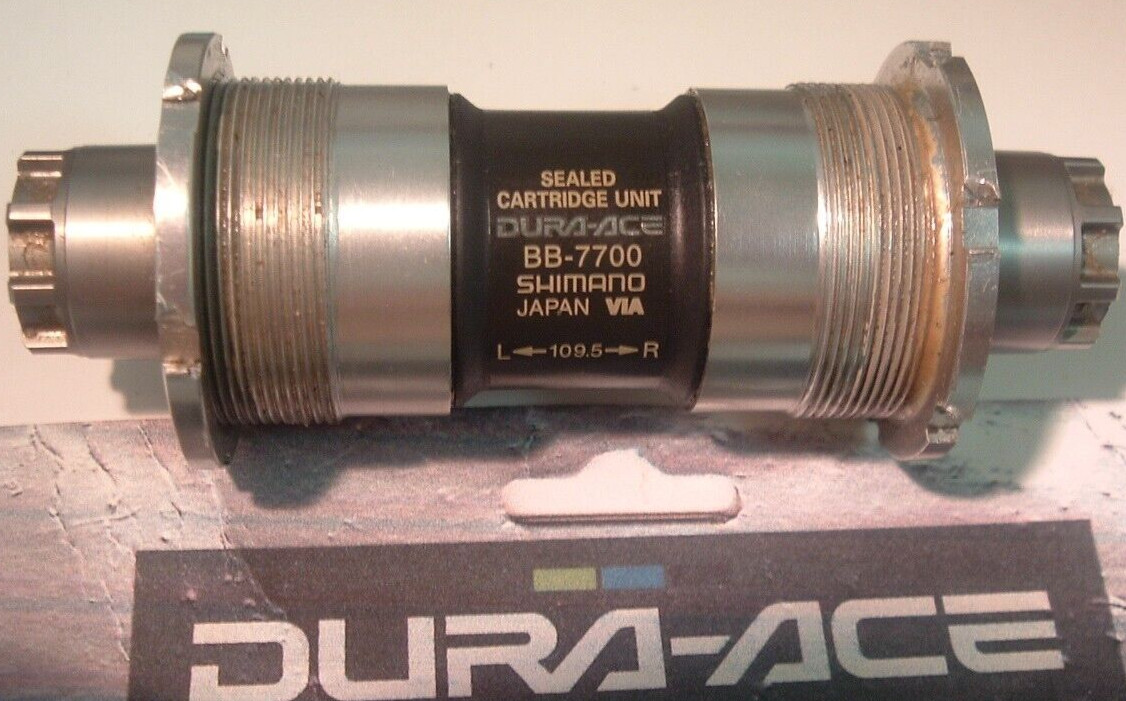 Shimano Dura Ace 68×109.5MM BB-7700 Sealed Cartridge Bottom Bracket-’04- VGC/NM
