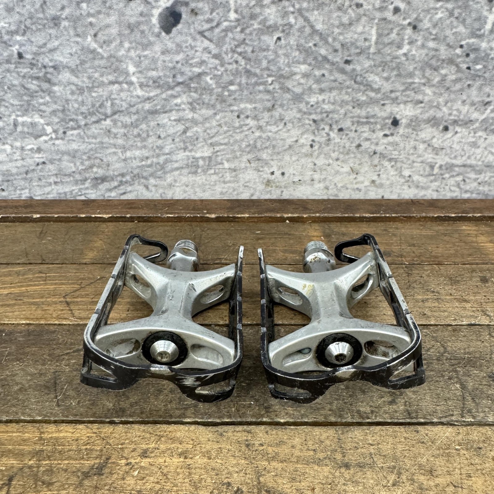 Vintage Suntour Superbe Pedals 9/16 In 80s SUN TOUR Cage Bolts Road Bike Black