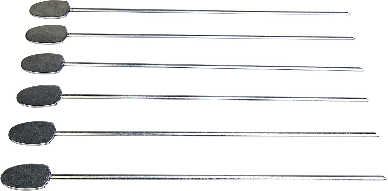 Skewer and Rack Set for Kabobs Stainless Steel 6pc 10.63 in