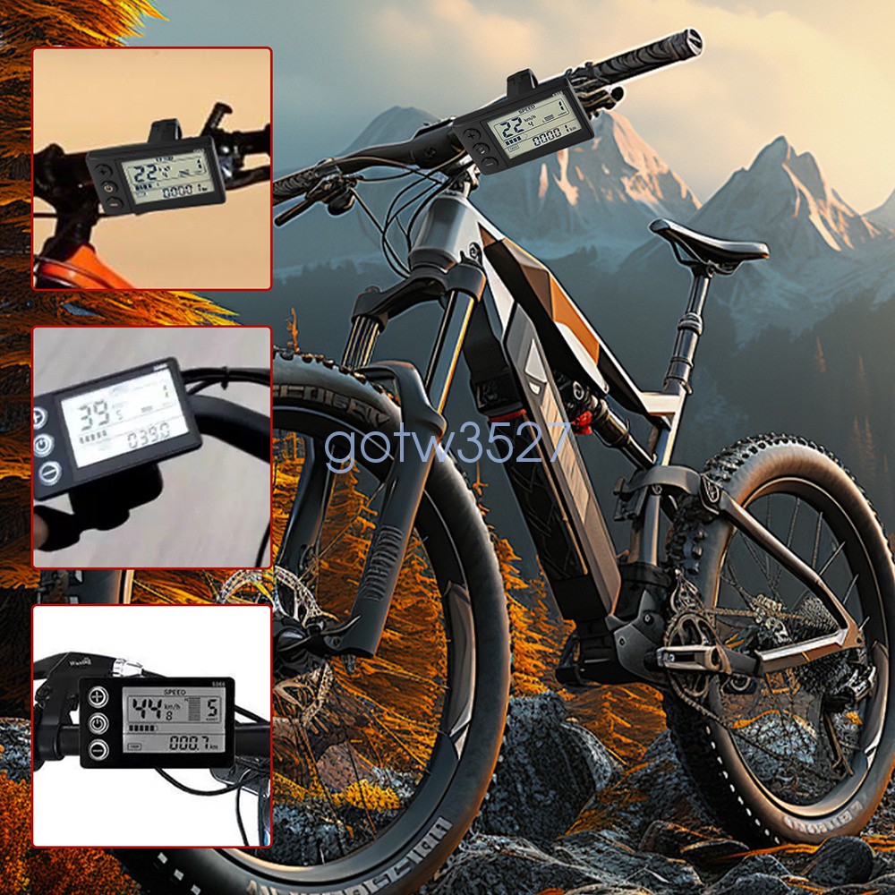 36V 48V 64V 40A 30A 20A Brushless Motor Controller E-Bike S866 LCD Display Meter