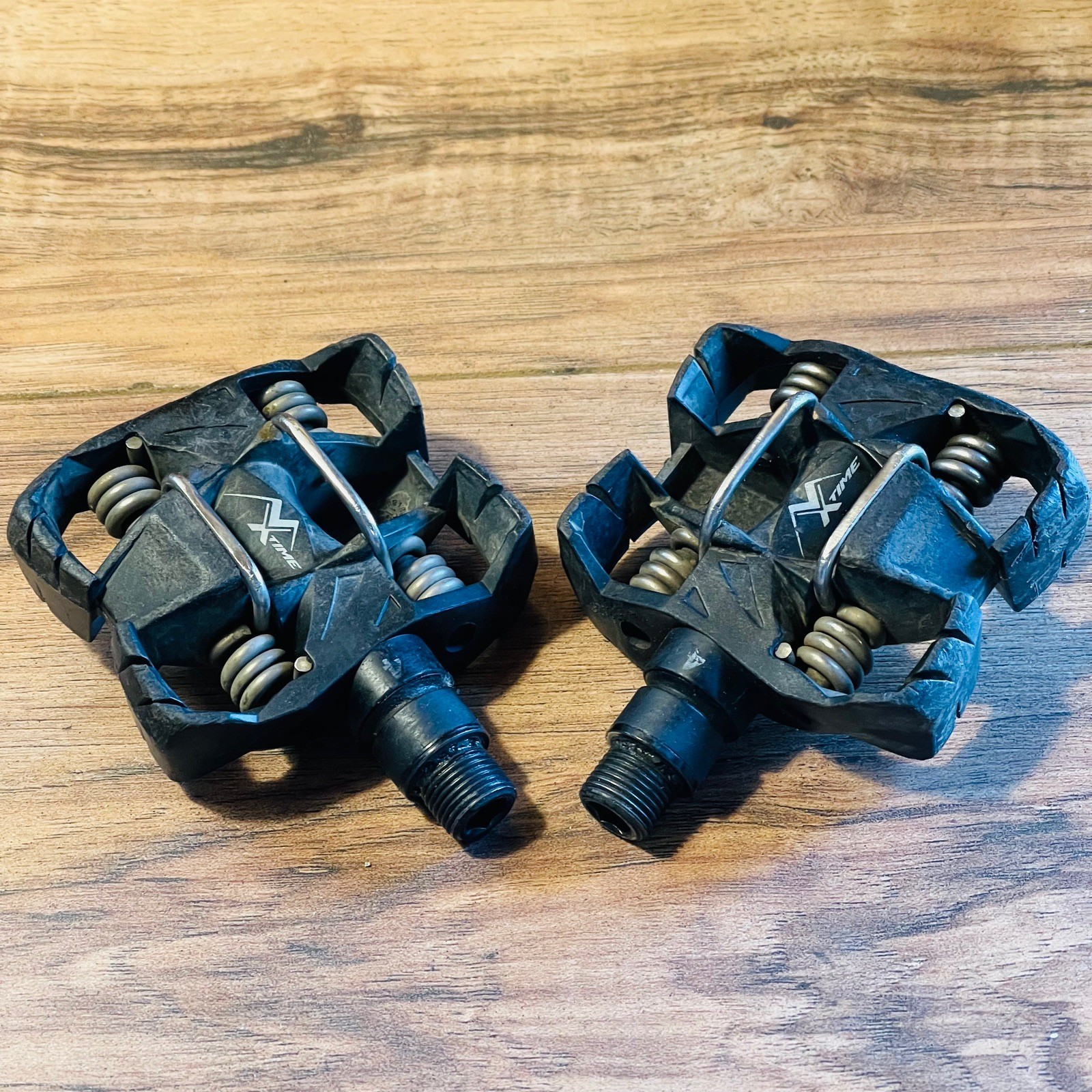 Time ATAC MX 4 Platform Clipless Pedals Black No Cleats  