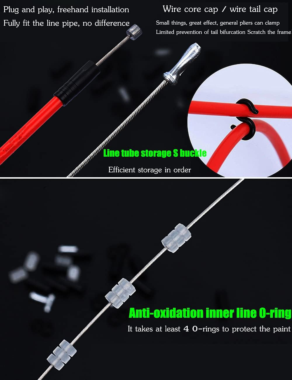 Bicycle Shift Derailleur Cables,Universal Bicycle Transmission Line,Bike Brak…