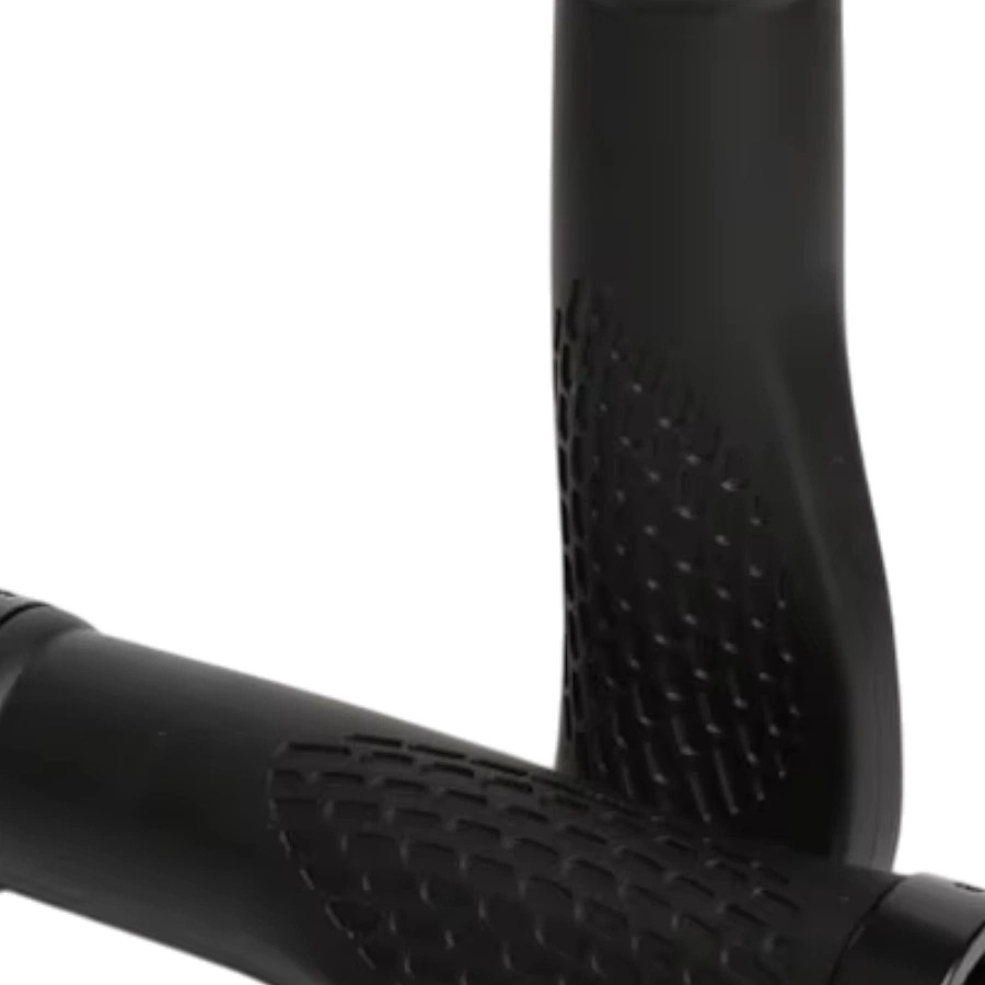 Handlebar Grips Ergonomic Rubber Grip Black for E-Bike City MTB