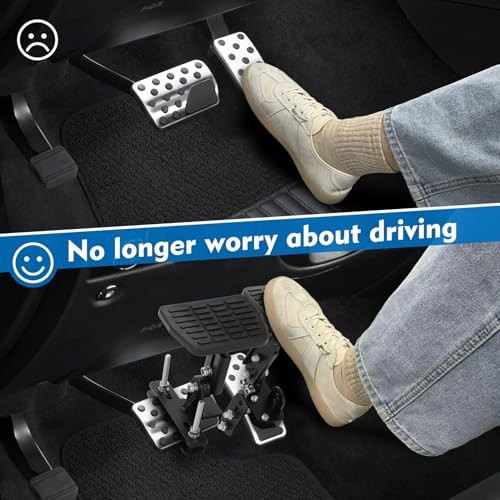 Pedal Extenders for Short Drivers-Brake pedals suitable for most models(1.2in
