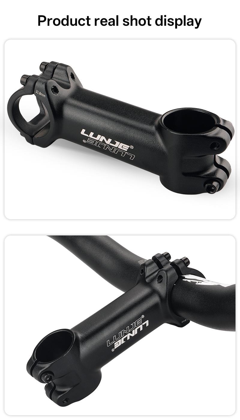 Ultralight Bike Power 60/70/80~100/110MM MTB Bike Stem 10/17/25/35 Degree Parts