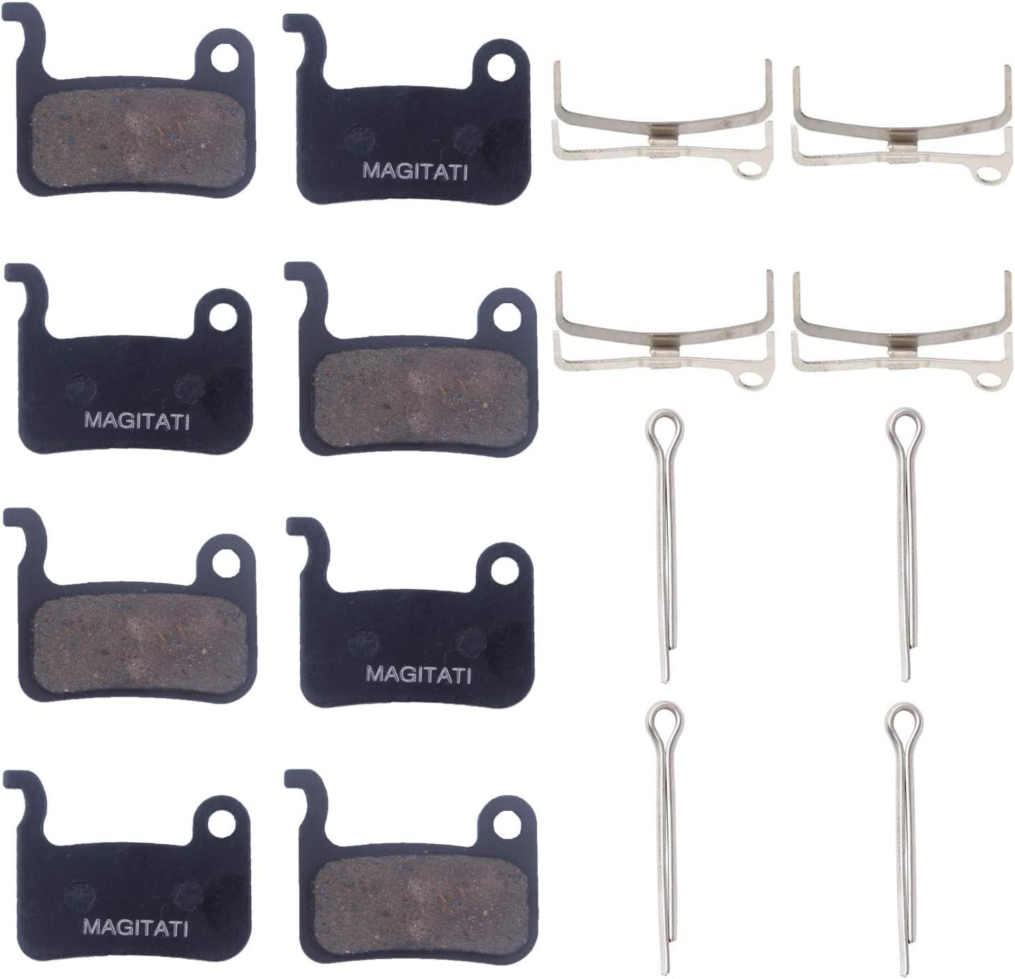 4 Pairs Organic Resin Bike Bicycle Disc Brake Pads for Shimano Deore XT M765 M77