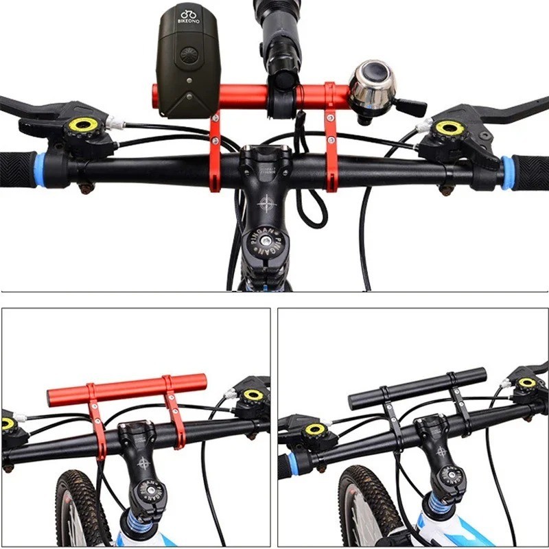 Bike Handlebar Extender Aluminum Bicycle Extension Mount 10/20/30cm