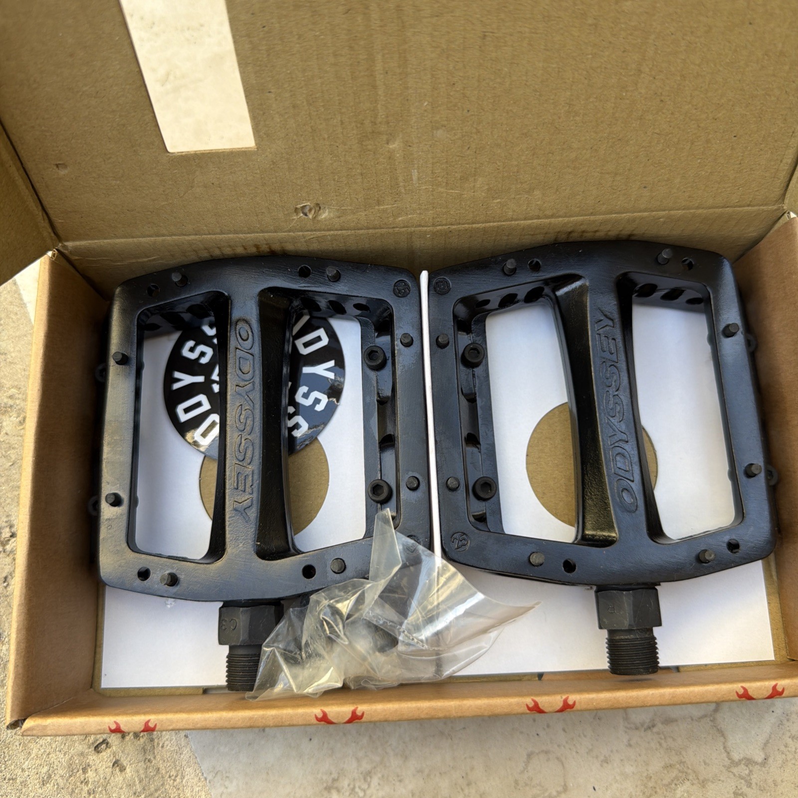Odyssey Trailmix Looseball Pedals (Black) (Pair) Bmx Bike Pedals