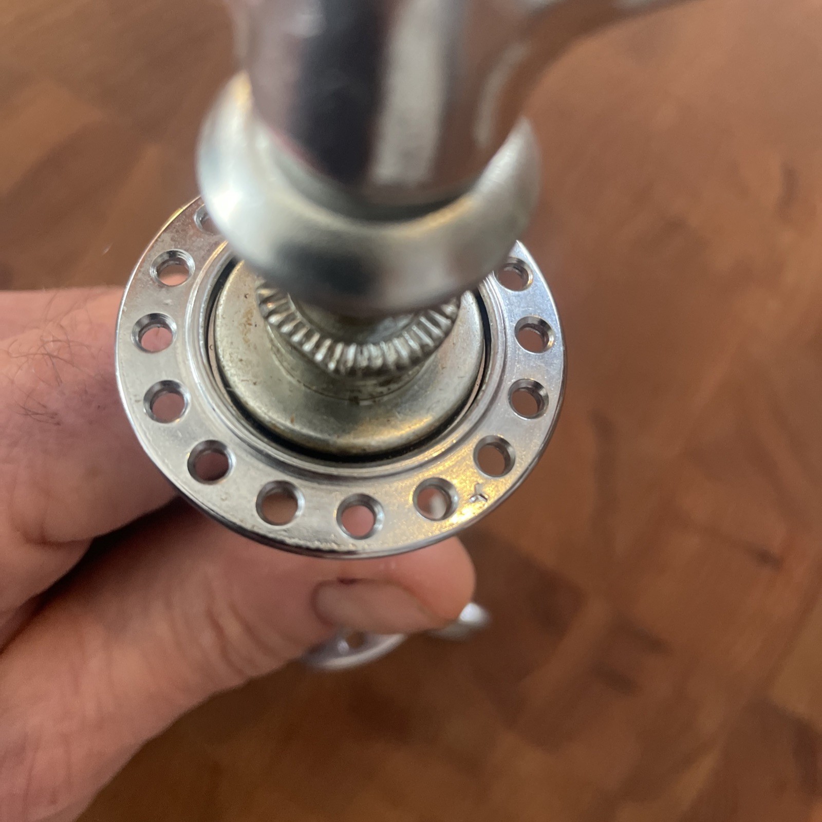 60’s Vintage NOS SCHWINN-Approved Front Hub w/Wing Nuts • 32 Hole • Germany