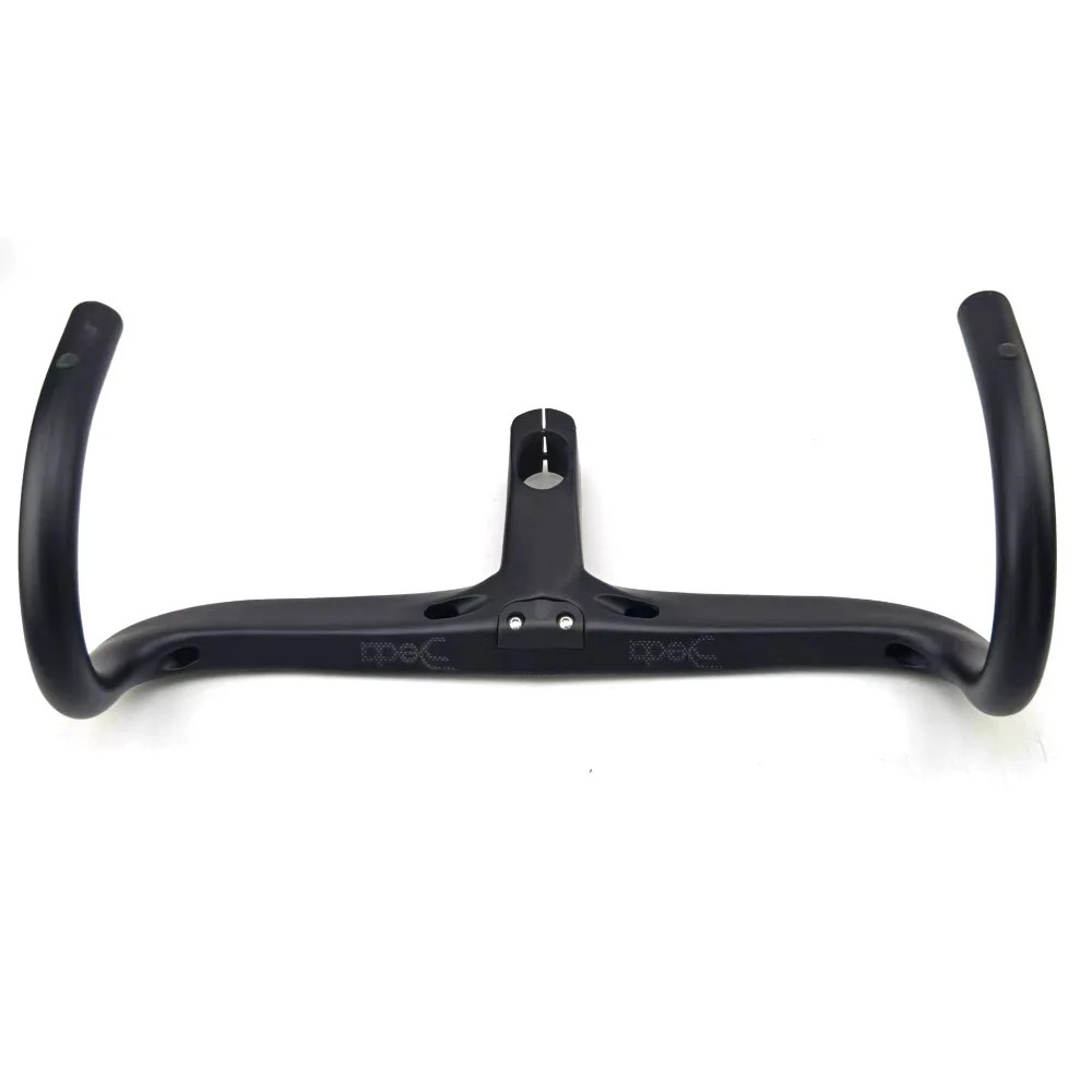 28.6mm Road Bike Carbon Integrated Handlebar with Headset Spacers Computer