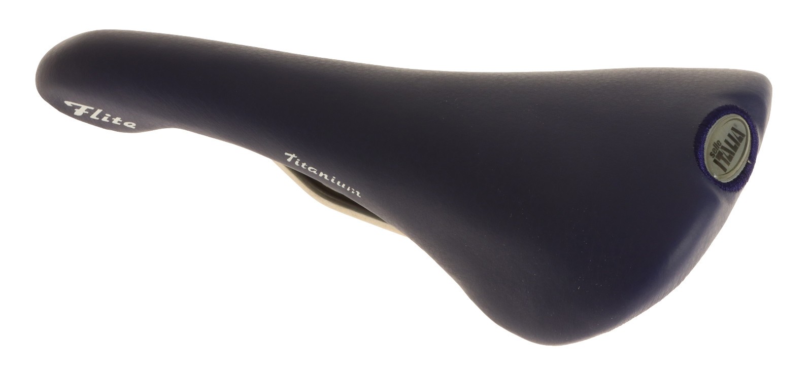 Selle Italia Flite Saddle Titanium Rail Calendar Blue Leather 2002 NIB NOS NEW